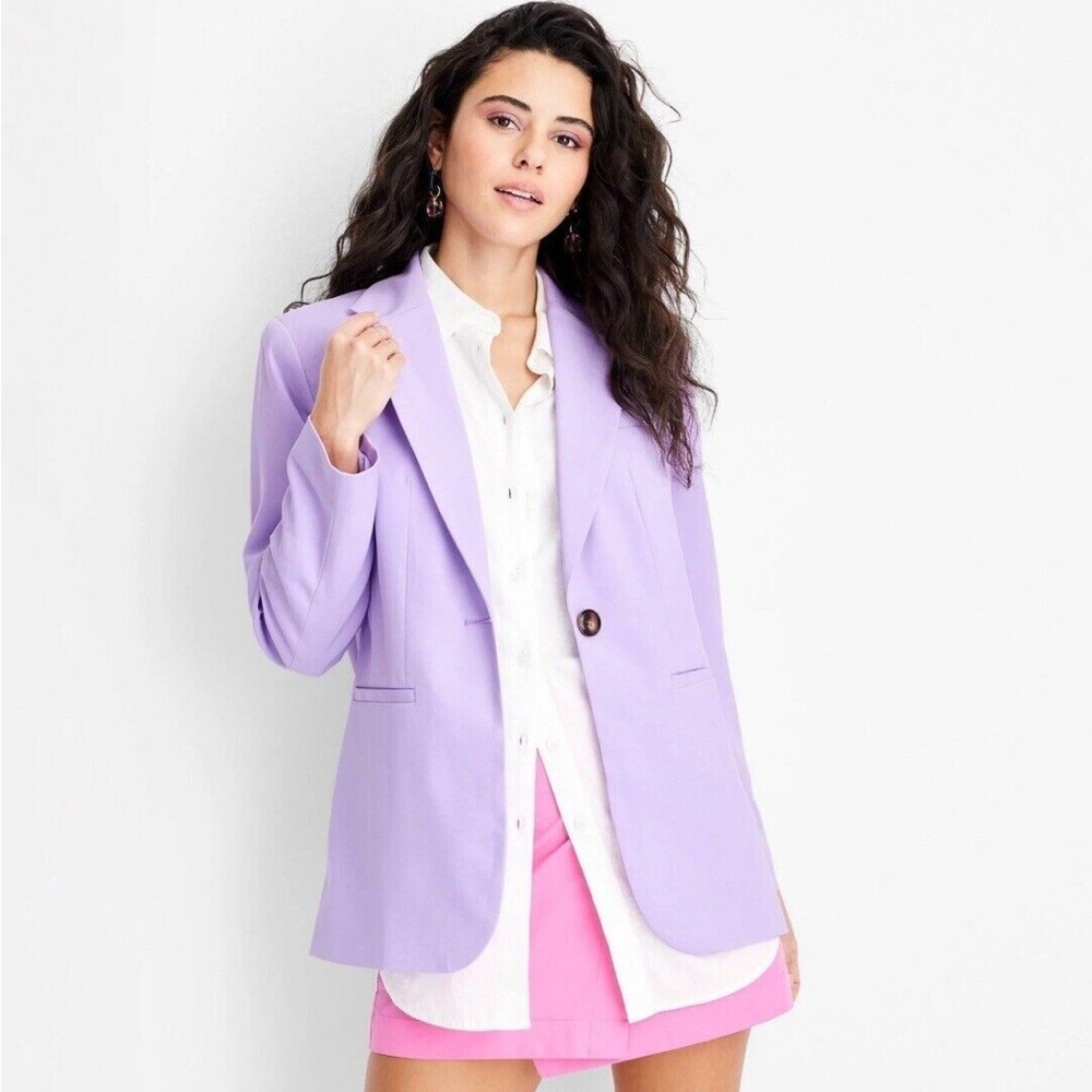 Future Collective Lavender Blazer